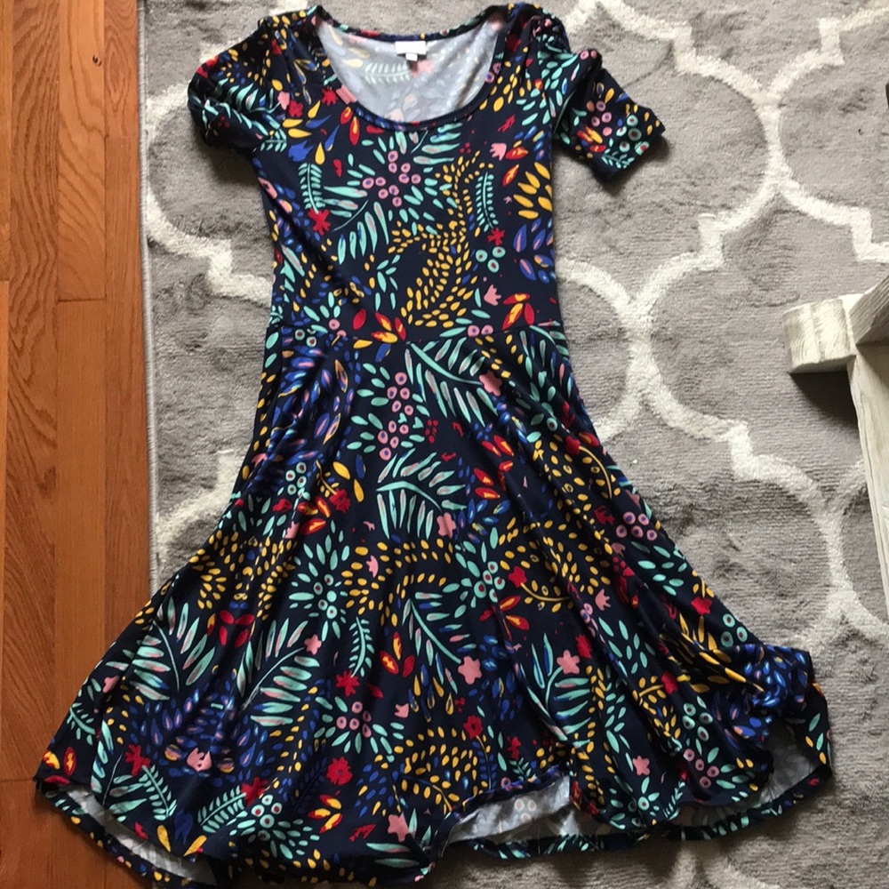 Lularoe Nicole Dress. Worn Once. No damage.